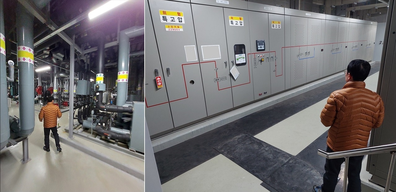 수도권 대형 빌딩 기계실, 전기실 설명.jpg
