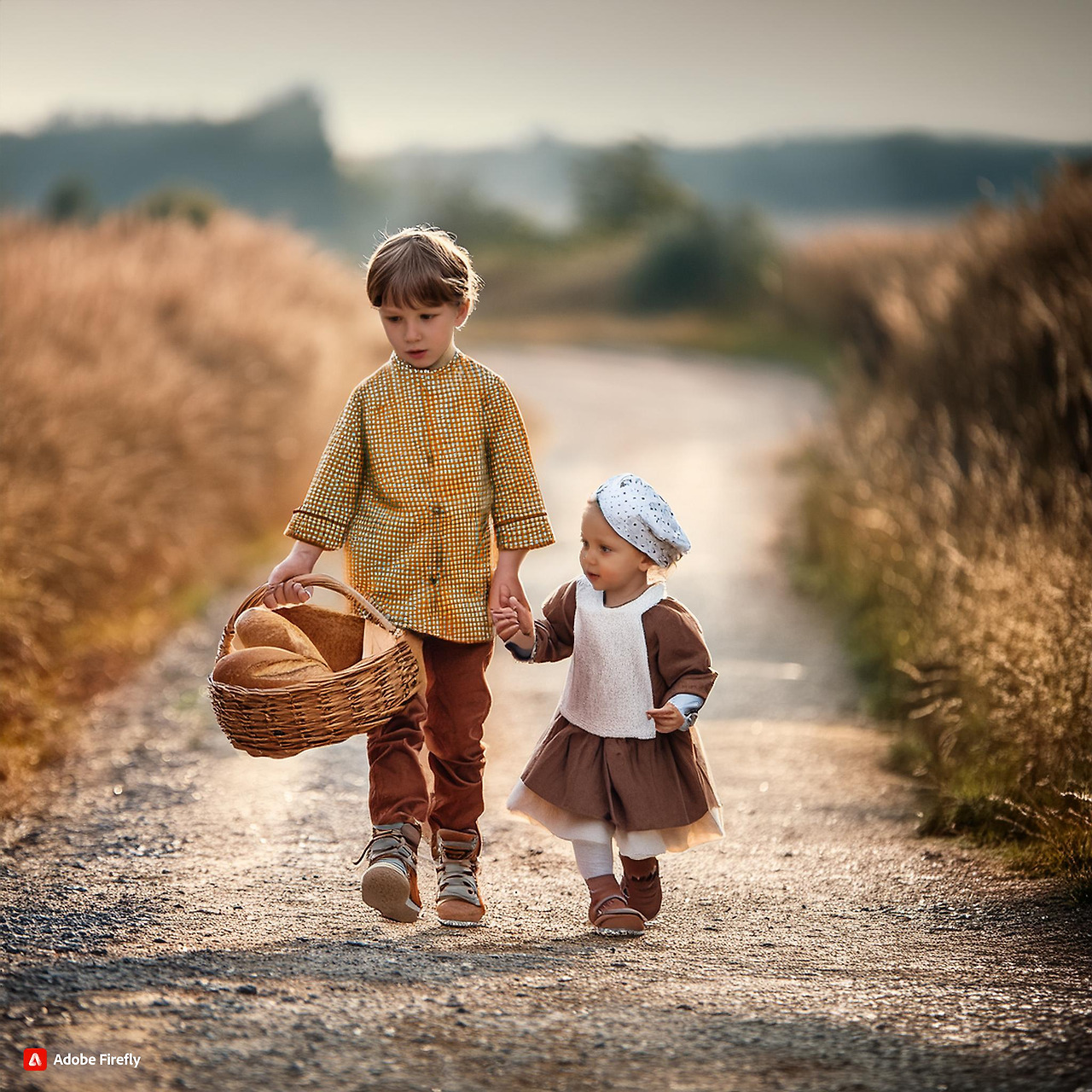 Firefly Hansel and Gretel, find the bread on the road 2248.jpg