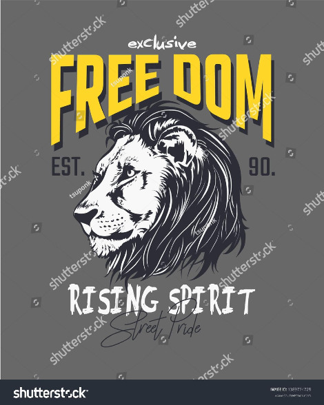 stock-vector-freedom-slogan-with-lion-head-graphic-illustration-typography-slogan-for-fashion-print-1389774728.jpg