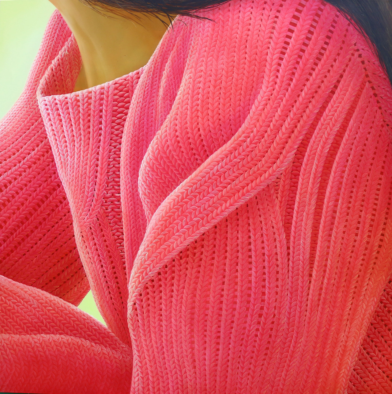 Woolscape -Gaze, 180x180㎝, oil on canvas, 2016..jpg