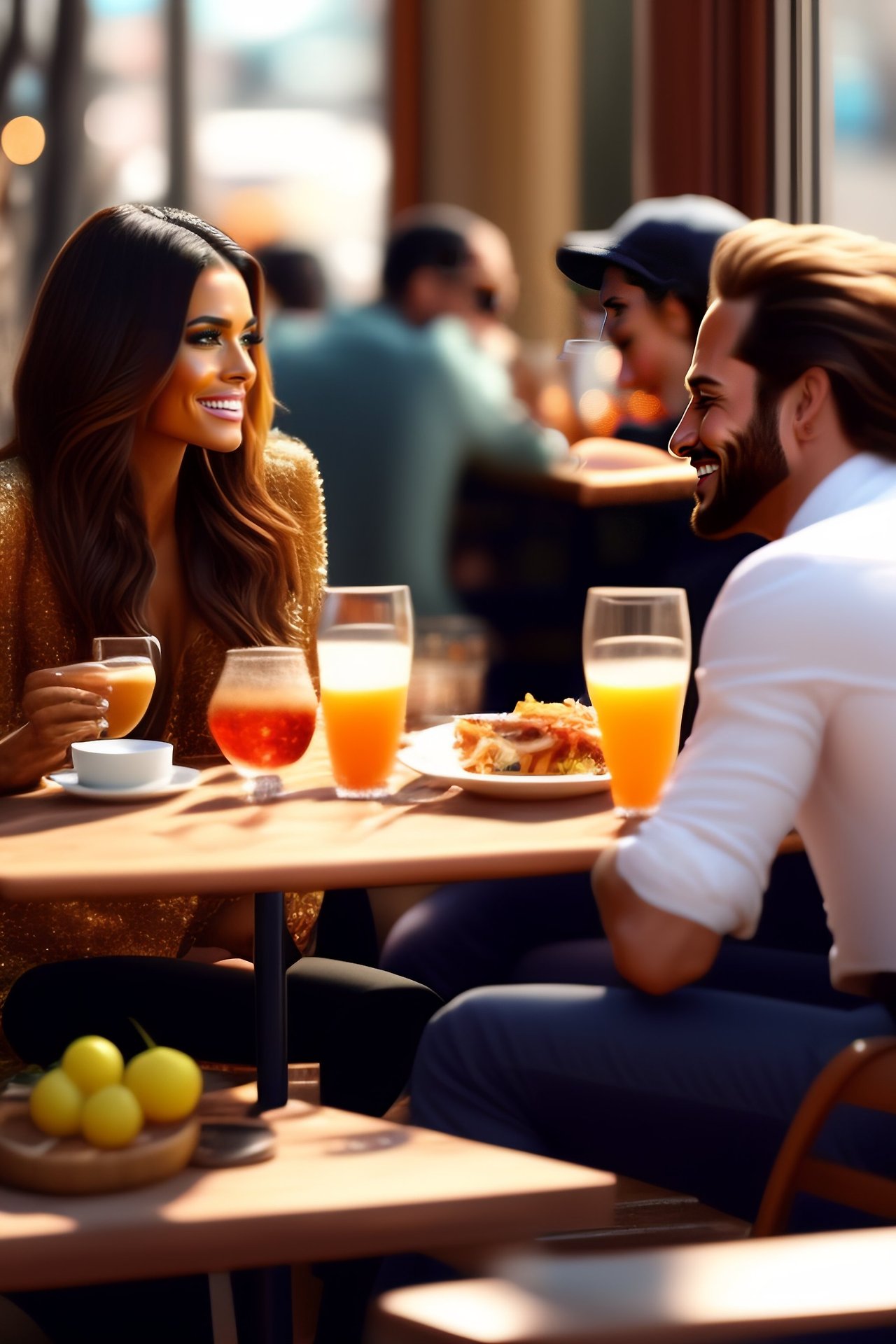 Image of celebrities having a good time and eating.jpg