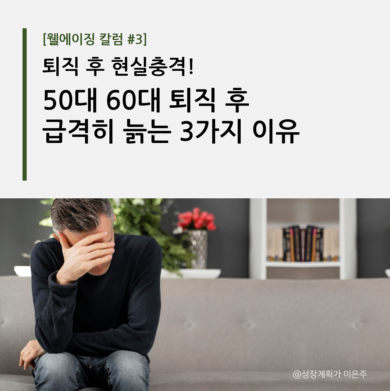 퇴직_나이드는_웰에이징_퇴직후_50대_60대_늙는이유_칼럼_성장계획가_이은주대표_성장계획연구소_이은주강사.jpg