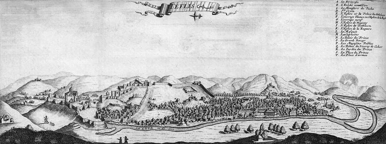 Tbilisi according to French traveler Jean Chardin_1671.jpg