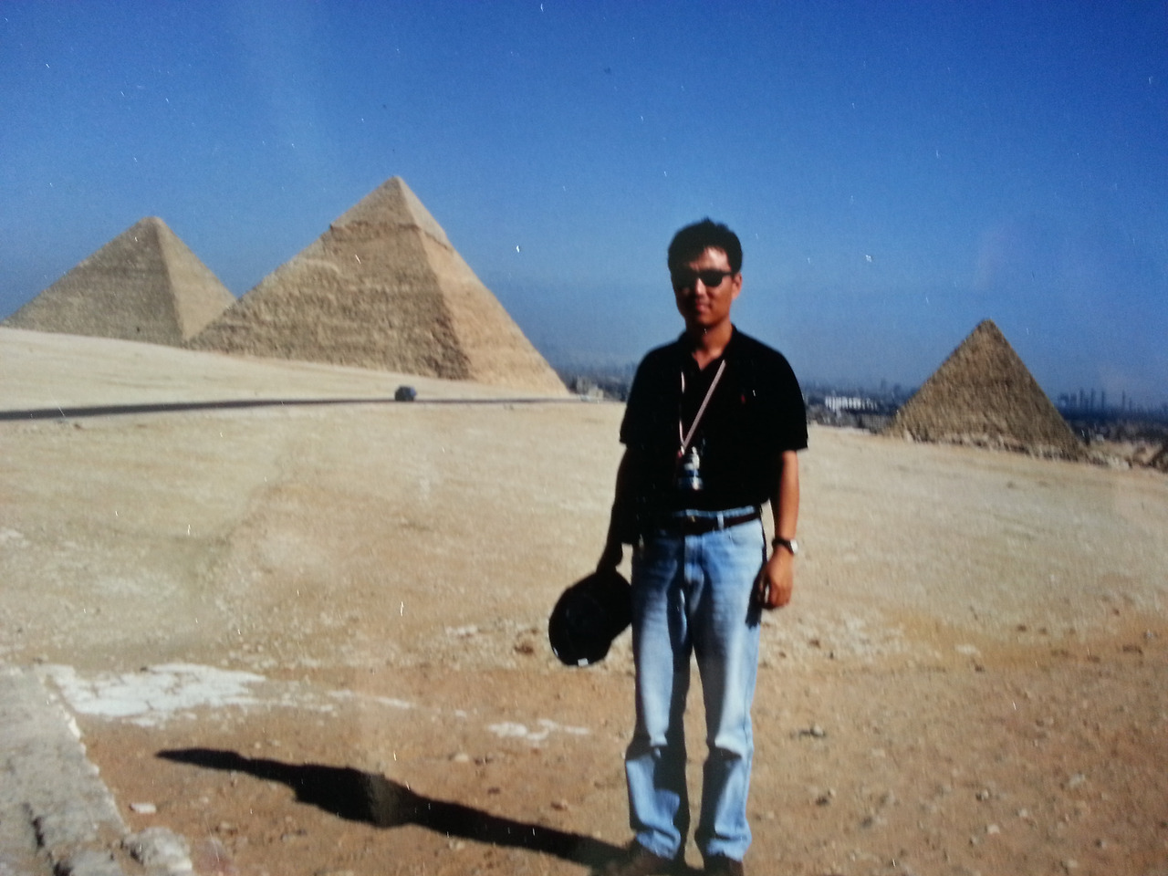 1995 12 4부작다큐바이블루트 제작중 이집트 피라미드.jpg