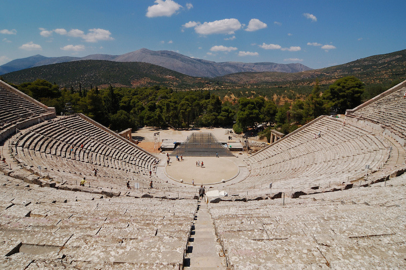 1. epidaurus located on the northeastern corner of the Peloponnesus in Greece.jpg