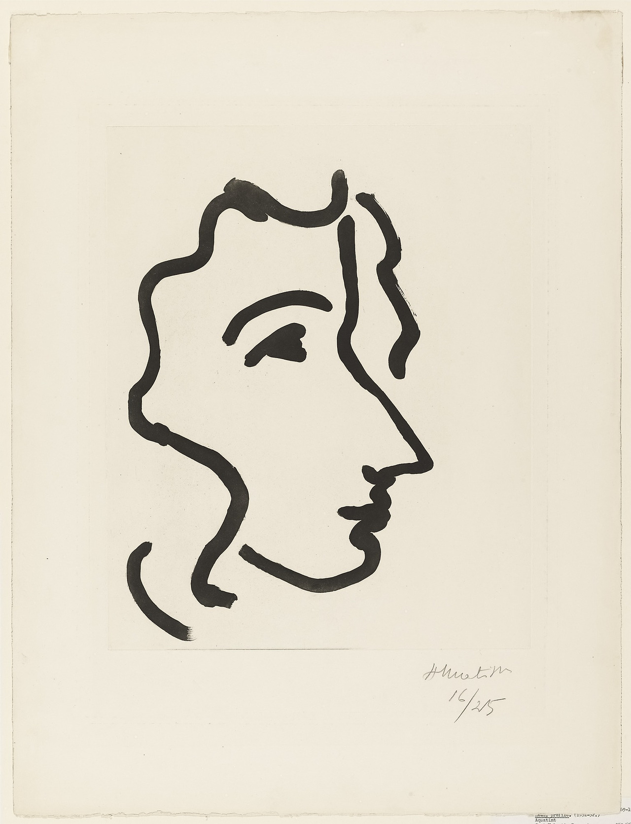 Henri Matisse Nadia with Sharp Profile (Nadia au profil aigu) 1948.jpg