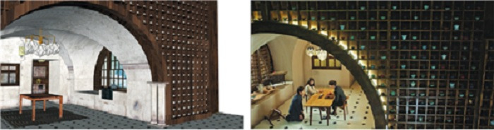 저승의 찻집 전경 스케치와 재현.jpg