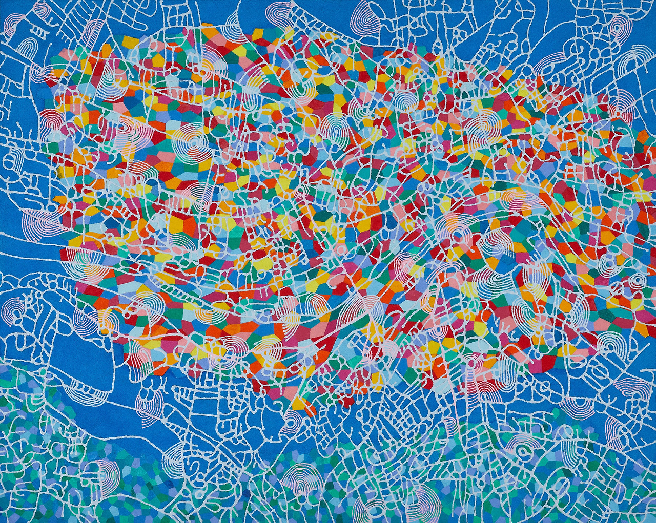 이정연,iconU522-Newcastle,2022,Acrylic_gel stone_binder_acrylic supplements on canvas, 72.7x90.9cm.jpg