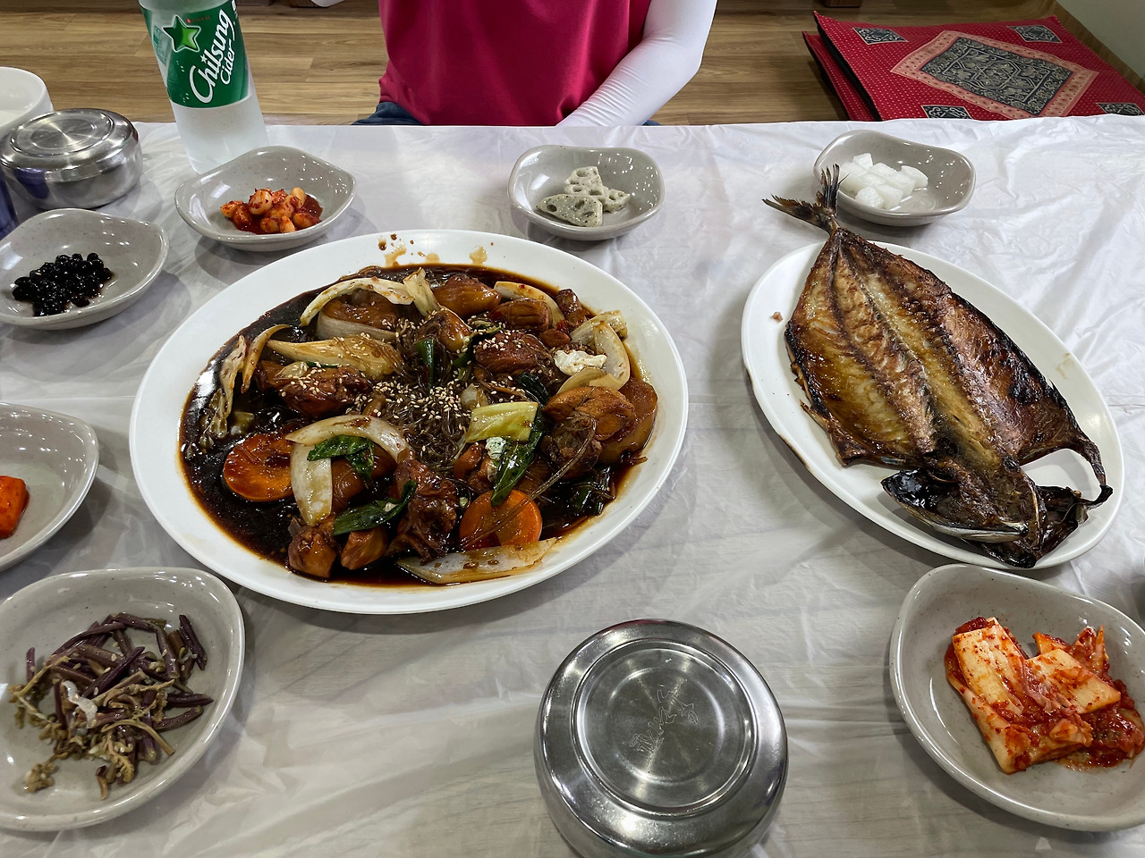 안동찜닭과 자반고등어.jpg