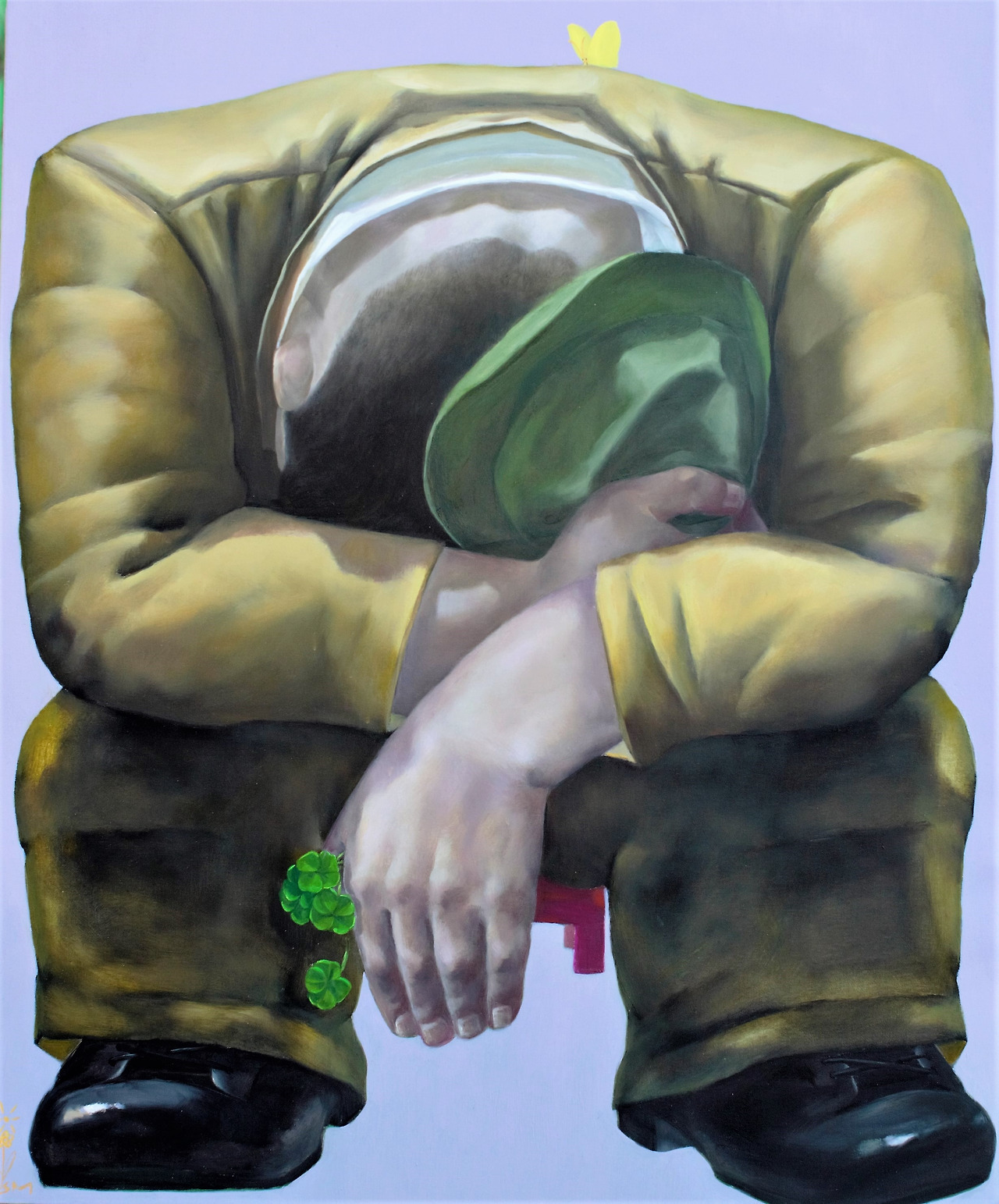 나비야-네잎크로버60.6x72.7oil on canvas2021.jpg