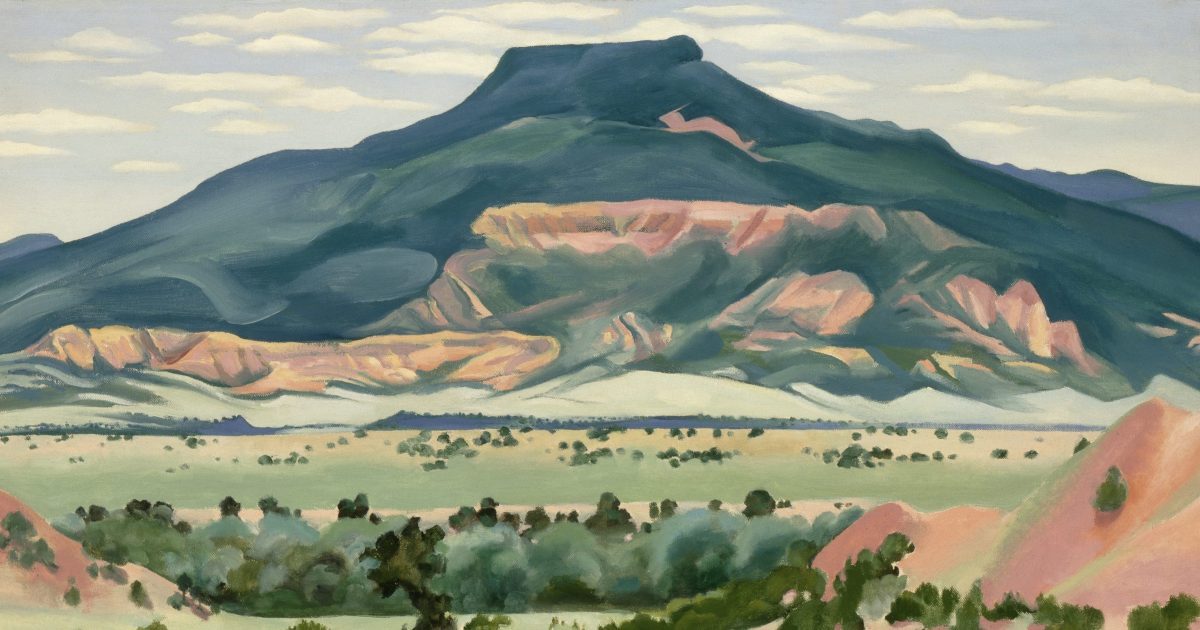 Georgia O’Keeffe, My Front Yard, Summer, 1941. Oil on canvas, 20 x 30 in. Georgia O’Keeffe Museum. Gift of the Georgia O’Keeffe Foundation. © Georgia O’Keeffe Museum.jpg