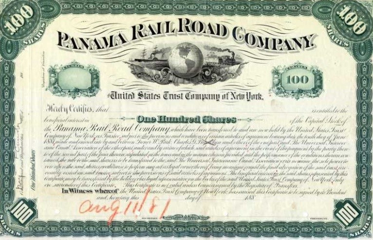 파나마 철도 주식.jpg
