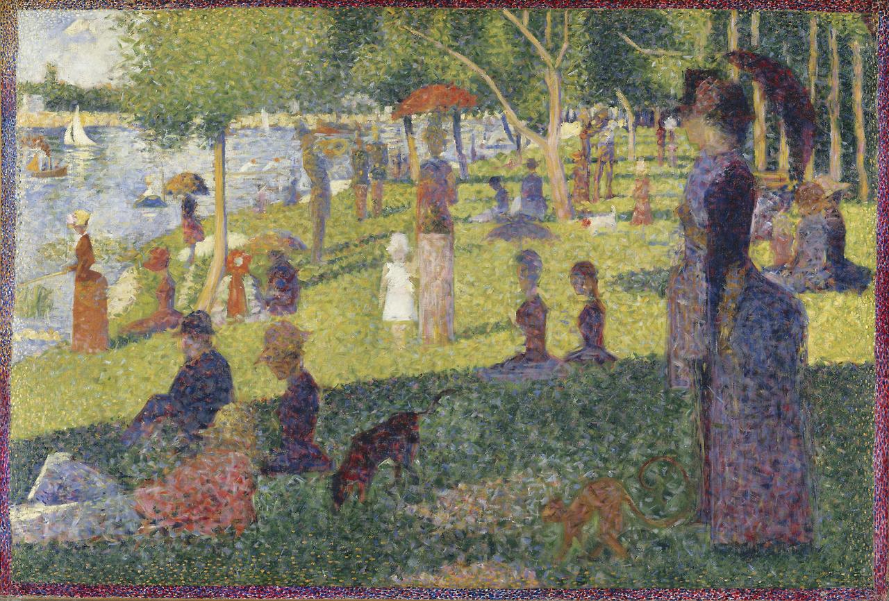 (2) 5 Georges_Seurat_Study for A Sunday Afternoon on the Island of La Grande Jatte, 1884–85.jpg