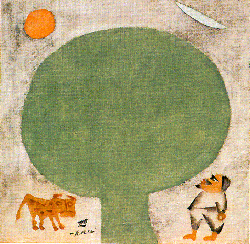 (2) 9 장욱진-노인,   1988.jpg