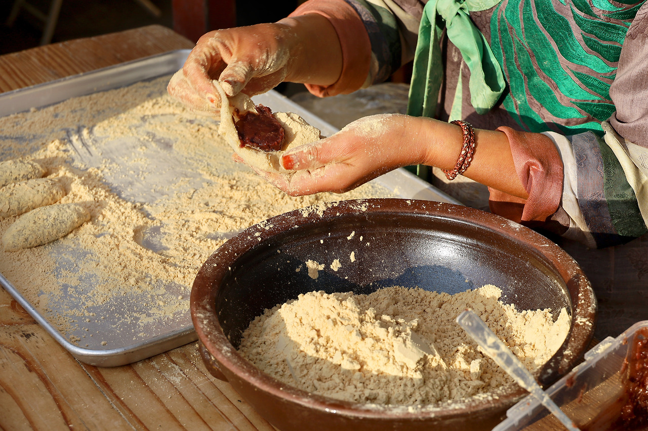 일제강점기 때 먹었던 이북식 강아지떡.jpg