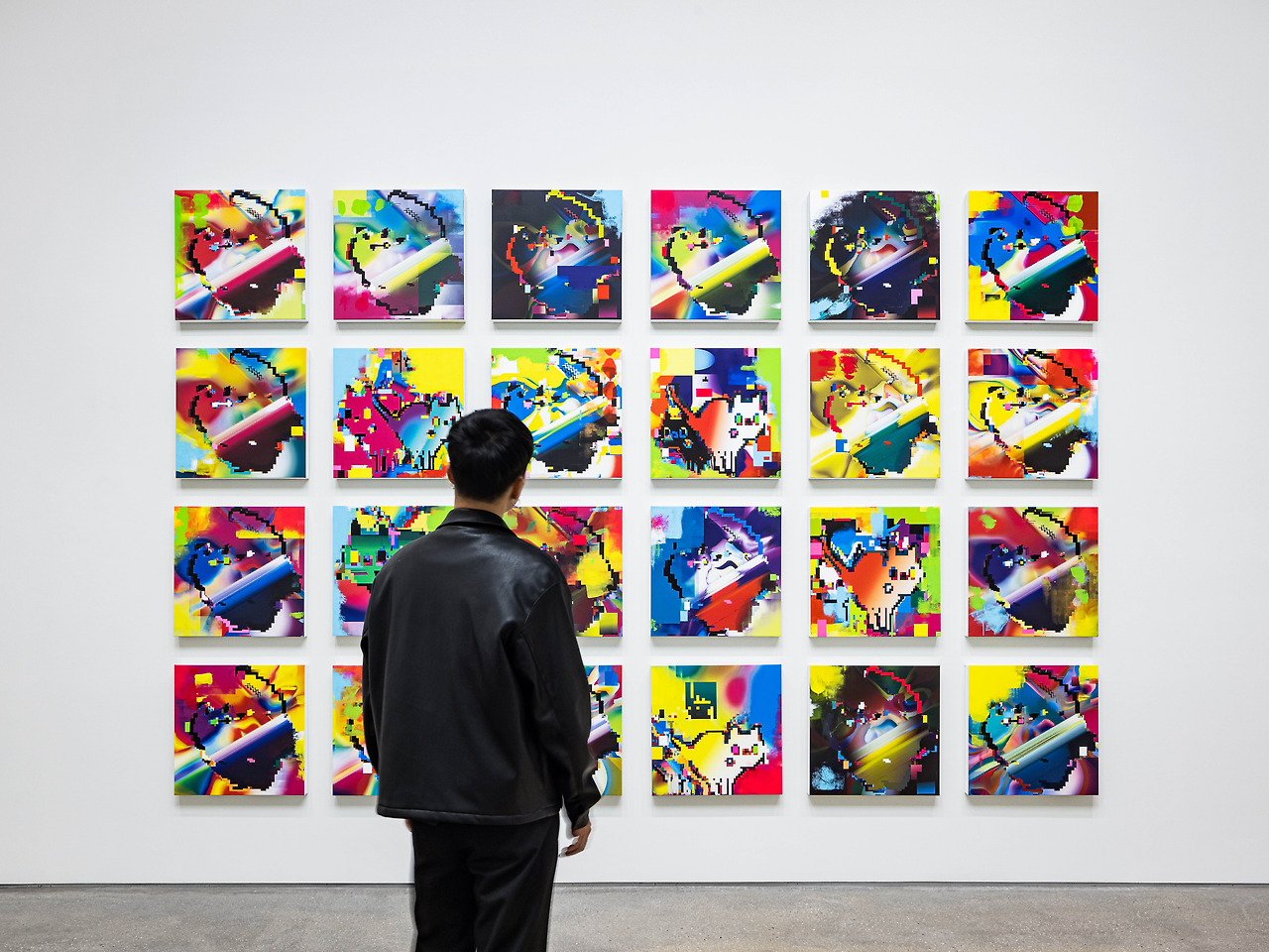 8. Installation view of Cody Choi_HELLO KITTY Database Painting Totem + NFT_6.jpg