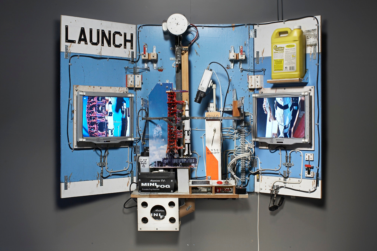 10 Launch, 2010, plywood, latex paint, steel hardware, mixed media.jpg