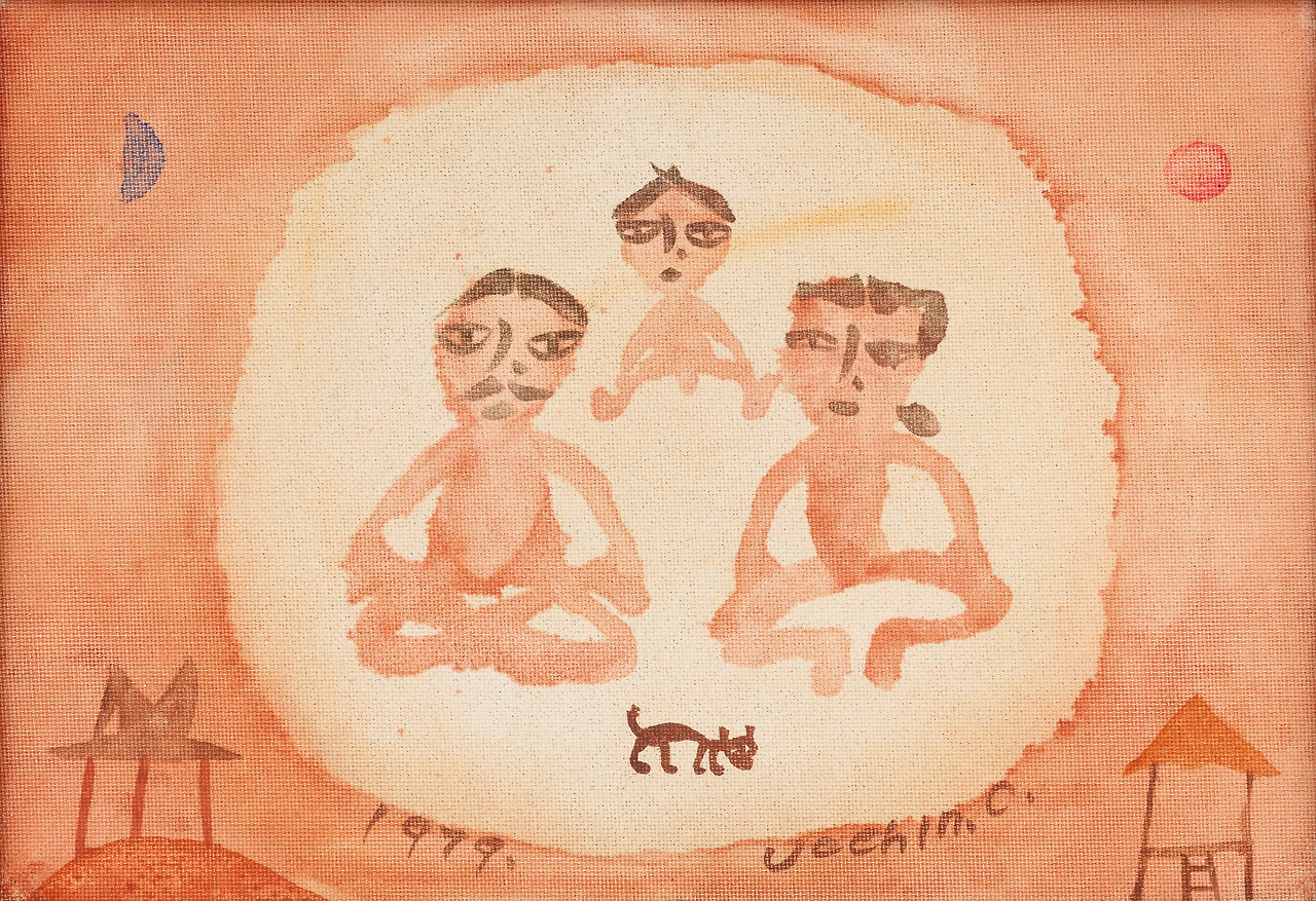 도9. 가족, 장욱진(1918-1990), 1979년, 캔버스에 유채, 15.5×22.5cm, 국립현대미술관.jpg