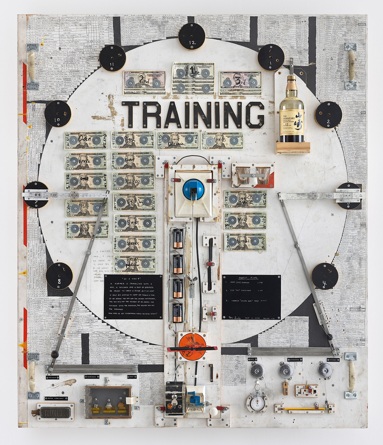 9 Training, 2011-2016, Plywood, latex paint, steel, Vertibird, Yamazaki, mixed media.jpg