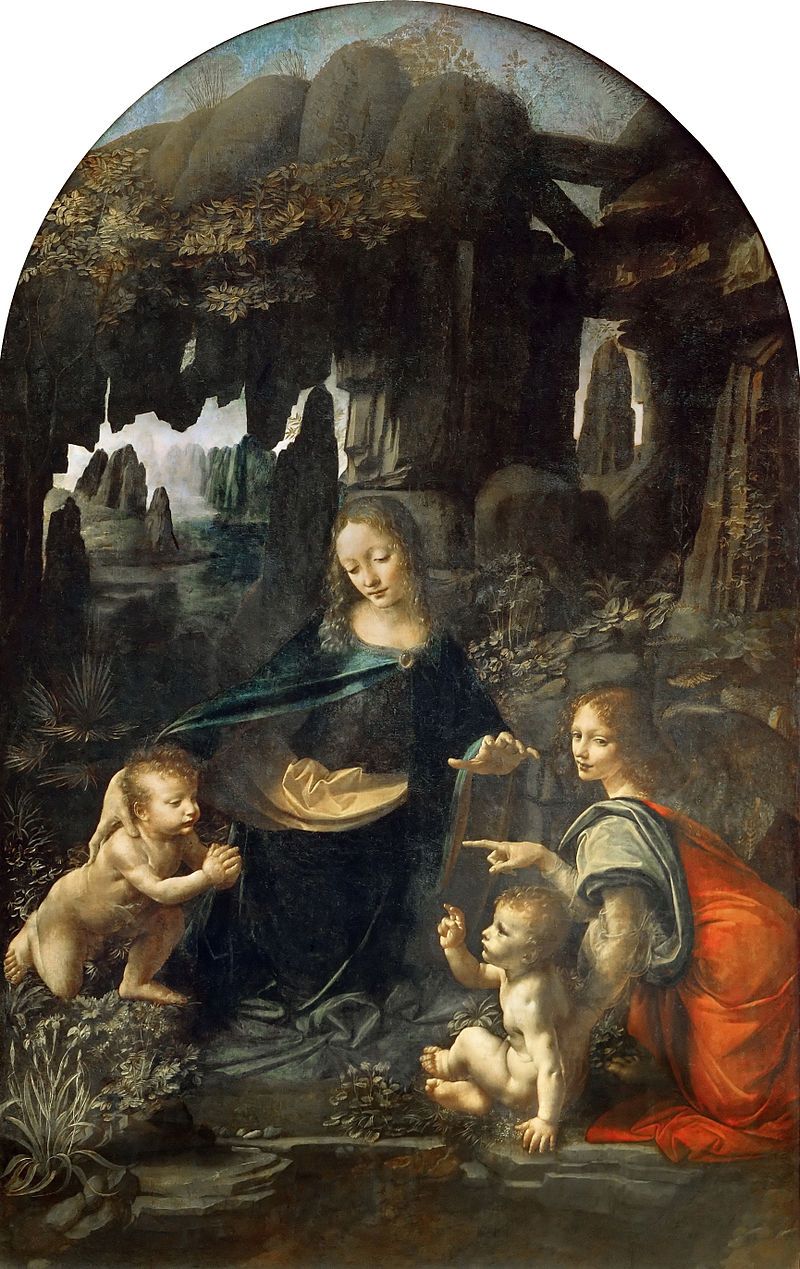 800px-Leonardo_Da_Vinci_-_Vergine_delle_Rocce_%28Louvre%29.jpg