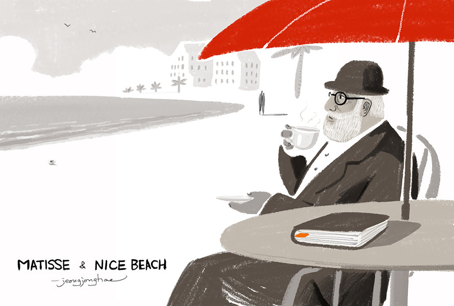 마티스와 니스해변up.jpg