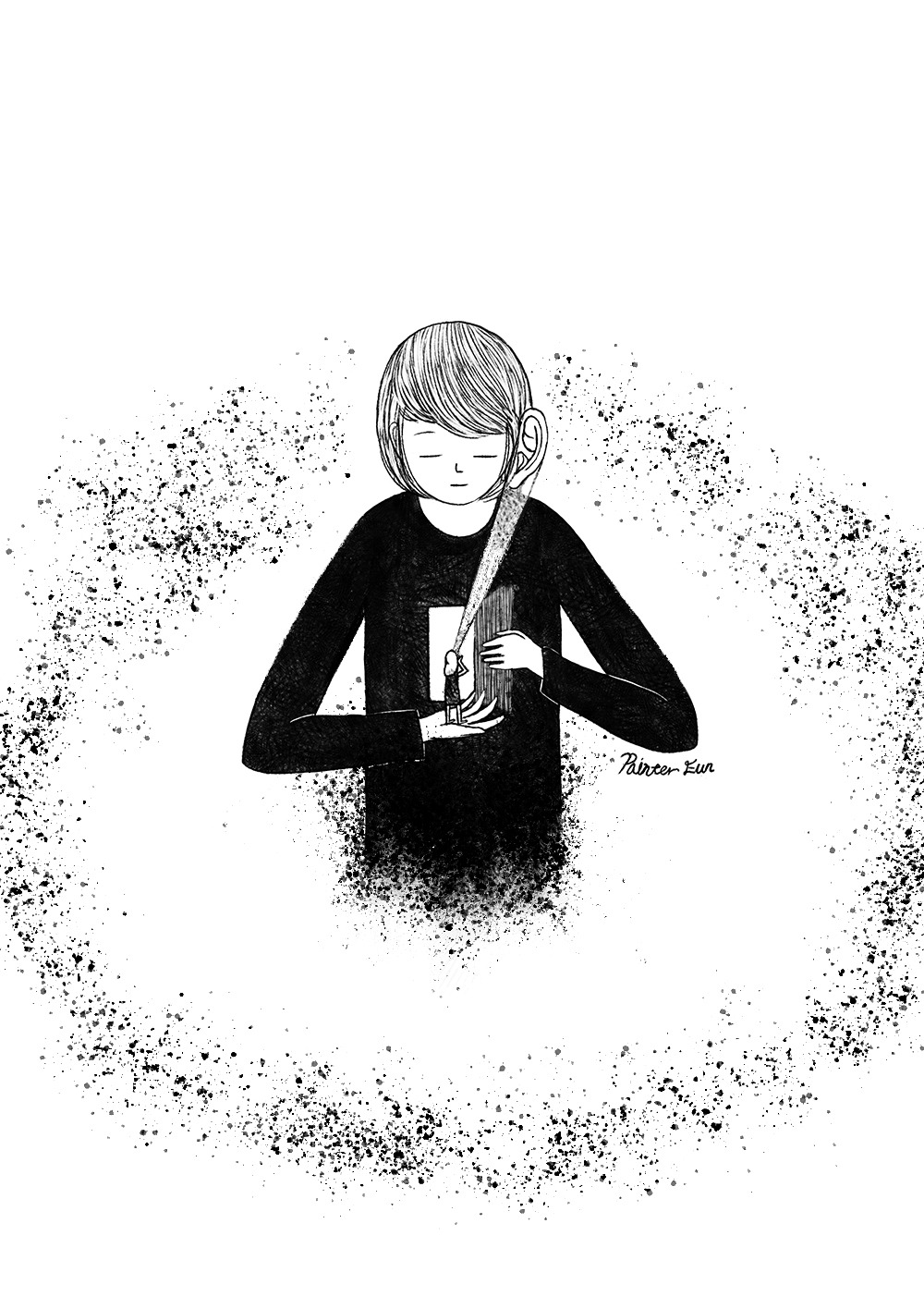 istening to my voice.jpg