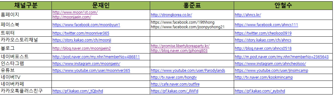 대통령후보들의 온라인마케팅채널.jpg