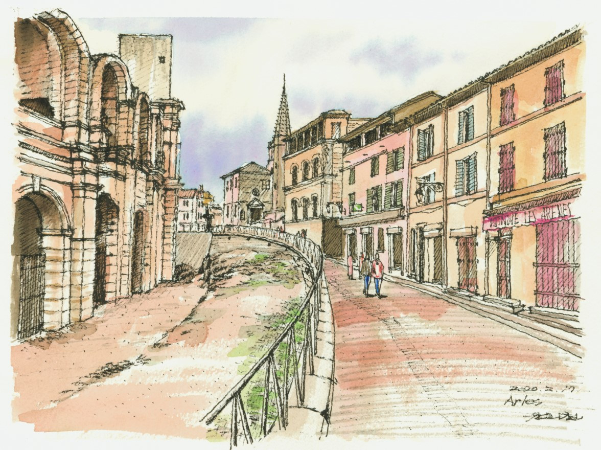 10. 아를 원형경기장 옆.jpg