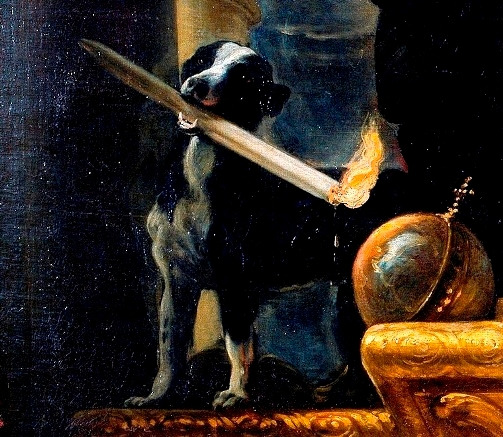 Domini_Canis,_detail_from_Santo_Domingo_de_Guzmán_by_Claudio_Coello,_circa_1685.jpg