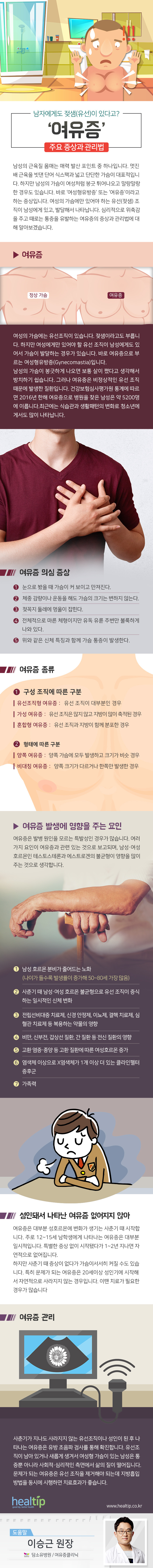 남자에게도 젖샘(유선)이 있다고 ‘여유증’ 주요 증상과 관리법_180626.jpg