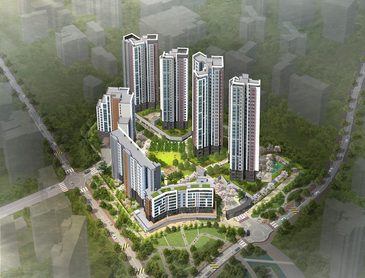 신길뉴타운 센트럴자이 단지내 상가 조감도3.jpg