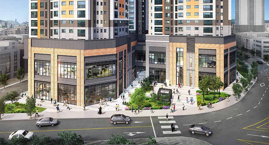 동래 3차 SK VIEW(뷰) 아파트 단지내 상가 조감도.jpg