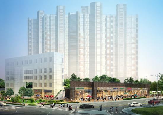 한양수자인 사가정파크 단지 내 상가 조감도.jpg