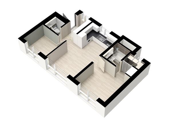 힐스테이트 광교 오피스텔 53㎡ 아이소 모습 사진=현대엔지니어링 제공.jpg