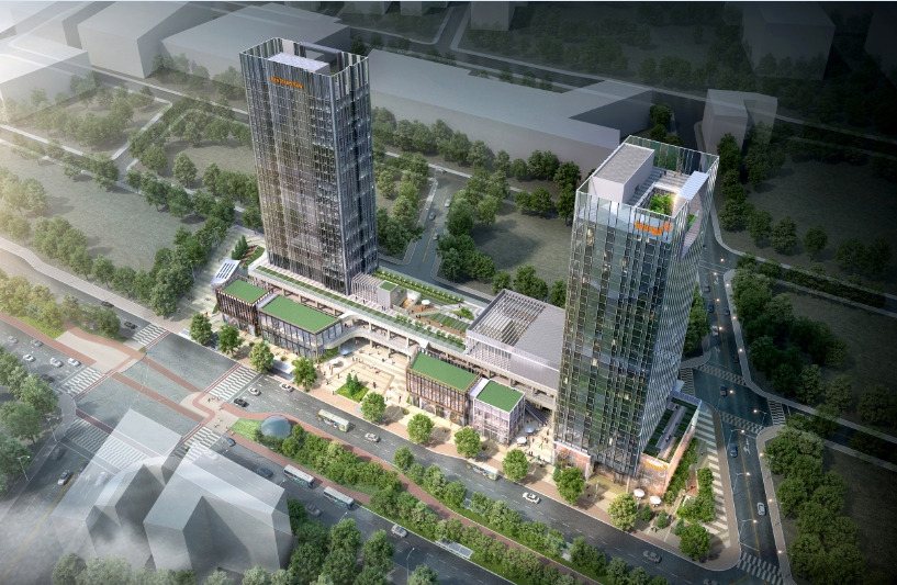 송도 형지 글로벌 패션 복합센터 조감도.jpg