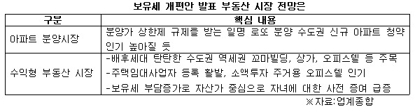 보유세 개편안 발표 부동산 시장 전망은.jpg