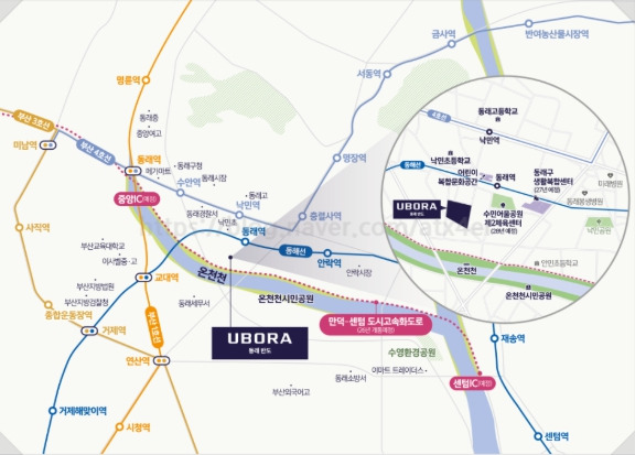 동래 반도 유보라 위치도 .jpg