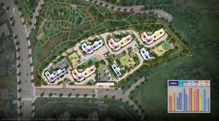 마석역 더힐552 단지 배치도.jpg