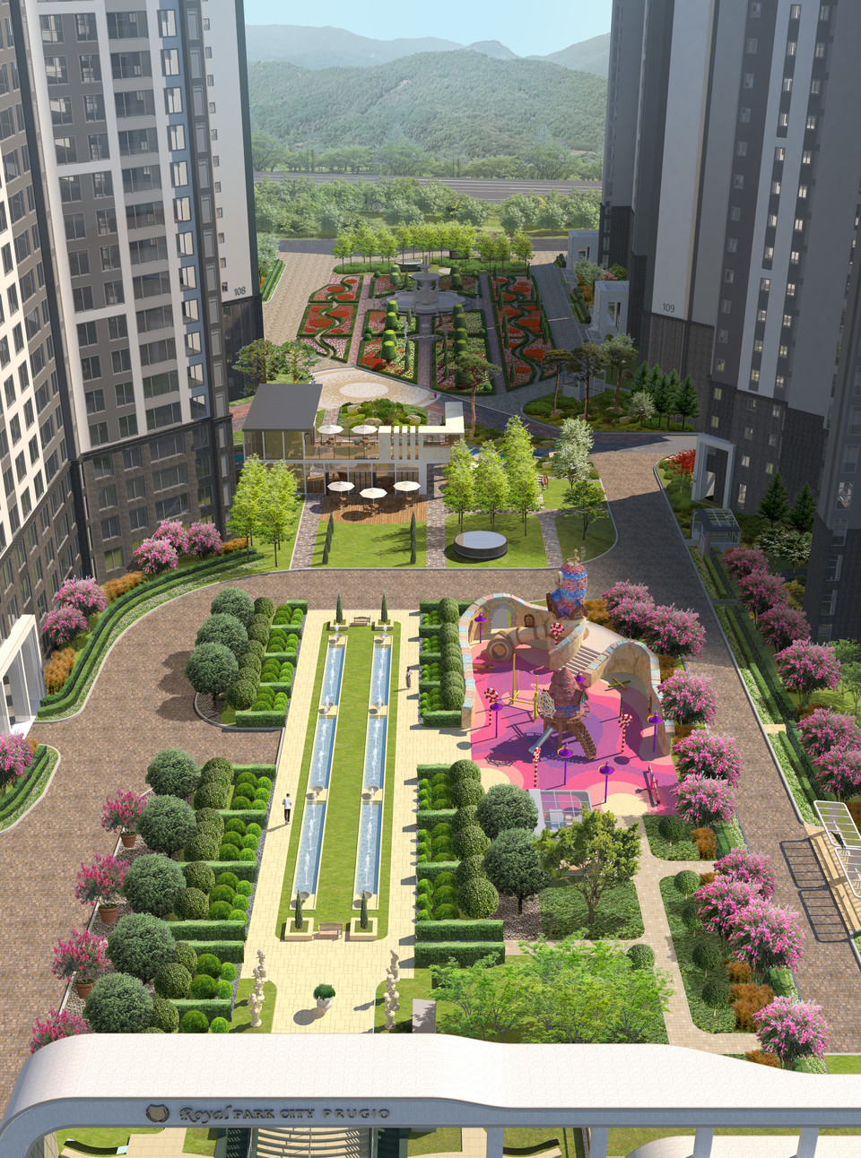 왕길역 로열파크씨티 푸르지오 엔트리 프라자 조감도.jpg