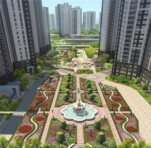 2024년 9월 입주 예정인 ‘왕길역 로열파크씨티 푸르지오’ 퀸즈 가든.jpg