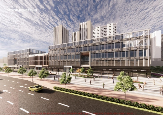 올림픽파크포레온 단지 내 상가 '포레온스테이션5' 조감도.jpg