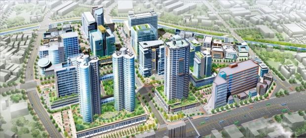 군포시가 미래발전의 핵심으로 개발하는 당정동공업지역 조감도.jpg