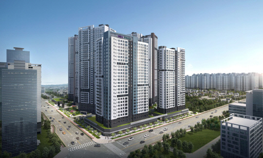 신영지웰 푸르지오 테크노폴리스 센트럴 오피스텔 투시도.jpg