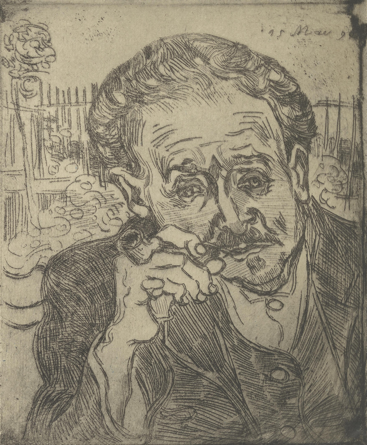 Portrait of Dr Gachet,Vincent van Gogh (1853 - 1890), Auvers-sur-Oise, June 1890.jpg