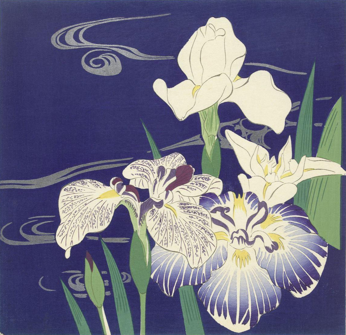 Irises, Tsukioka Kôgyo, 1890 - 1900.jpg