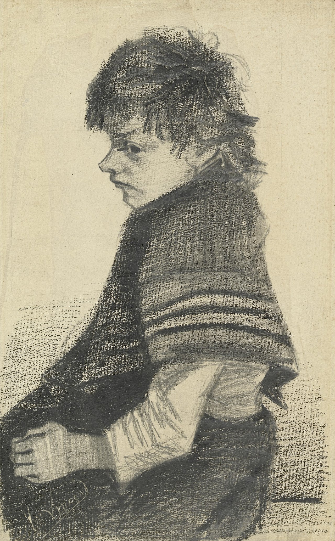 Girl with a Shawl,The Hague, December 1882-January 1883.jpg