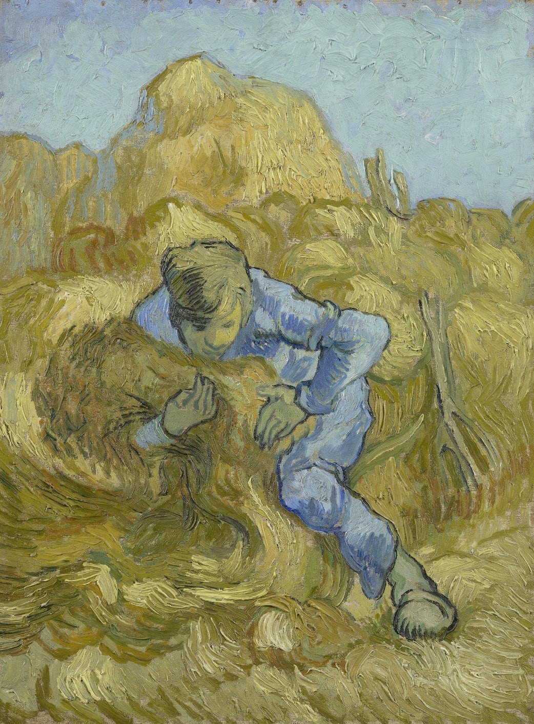 The Sheaf-Binder (after Millet) Vincent van Gogh (1853 - 1890), Saint-Rémy-de-Provence, September 1889.jpg