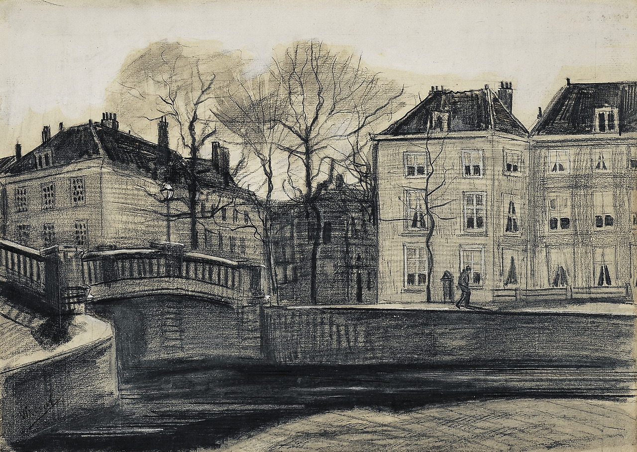 Bridge and Houses on the Corner of Herengracht-Prinsessegracht, The Hague,1882.jpg
