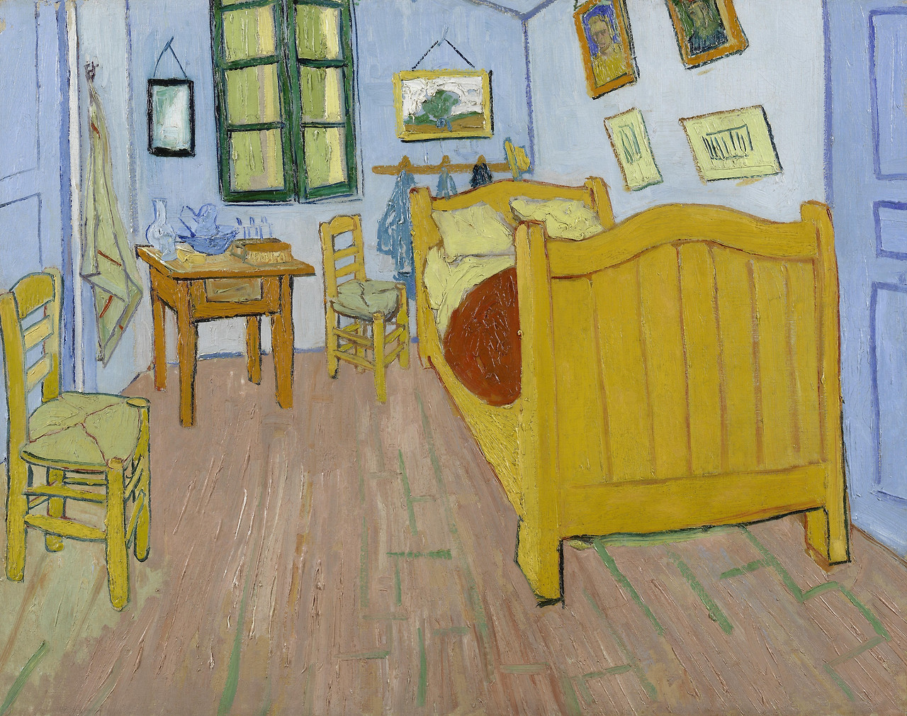 The Bedroom,Vincent van Gogh (1853 - 1890), Arles, October 1888.jpg