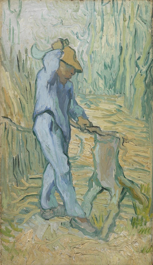 The Woodcutter (after Millet) Vincent van Gogh (1853 - 1890), Saint-Rémy-de-Provence, September 1889.jpg